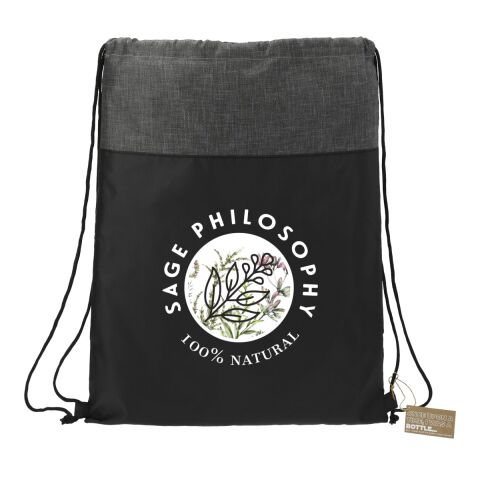 Ash Recycled Drawstring Bag Black | No Imprint | not available | not available