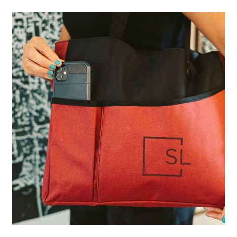Delegate Heathered Tote Bag Black | No Imprint | not available | not available