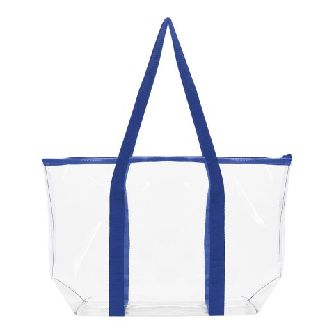 Laguna Beach Clear Tote Bag Royal Blue | No Imprint | not available | not available