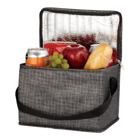 Crosshatch Non-Woven Lunch Bag Charcoal | No Imprint | not available | not available
