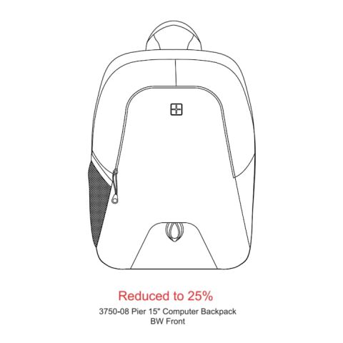 Pier 15&quot; Computer Backpack Graphite | No Imprint | not available | not available