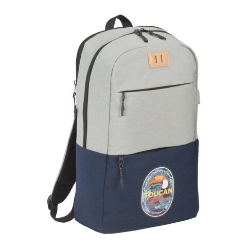 NBN Linden 15&quot; Computer Backpack Navy Blue-Gray | No Imprint | not available | not available
