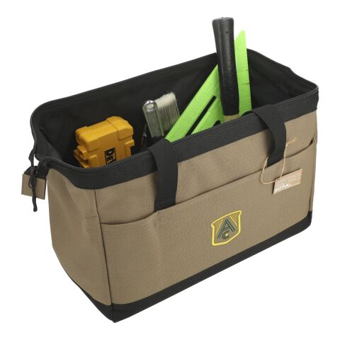 NBN Recycled Utility Zippered Tool Tote Brown | No Imprint | not available | not available