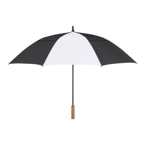 58" Recycled Golf Umbrella Black-White