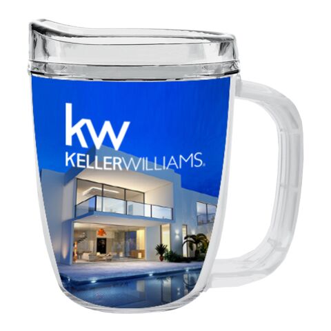 12 Oz. Tritan™ Coffee Mug With Lid  White | No Imprint