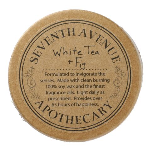 White Tea and Fig 11 oz Glass Jar Candle White | No Imprint | not available | not available