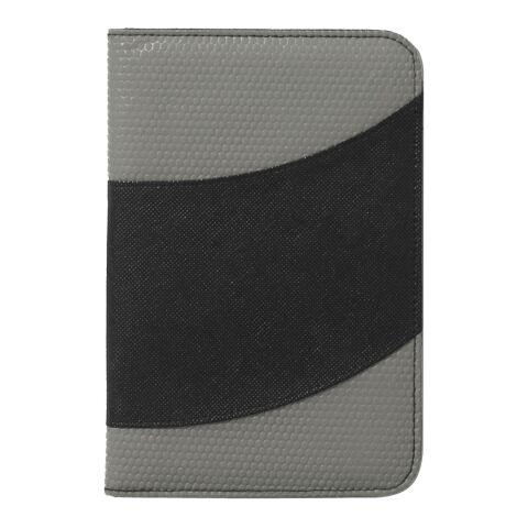 Non-Woven 5" x 7" Bubble Padfolio Gray/Black | No Imprint | not available | not available
