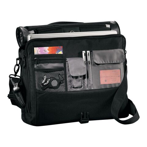 Slope 15" Computer Messenger Bag Standard | Black | No Imprint | not available | not available