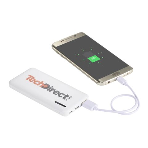 Zodiac High Density 5000 mAh Power Bank White | No Imprint | not available | not available