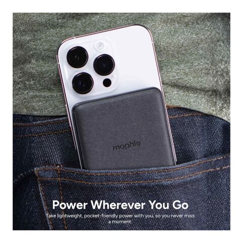 mophie® Snap+ Mini 5000 mAh Wireless Power Bank Onyx