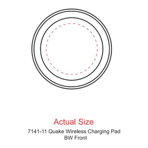 Quake Wireless Charging Pad Black | No Imprint | not available