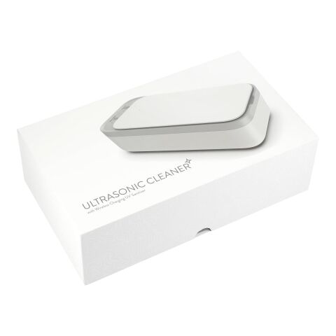 Ultrasonic Cleaner Wireless Charging UV Sanitizer White | No Imprint | not available | not available