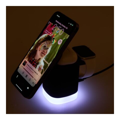 Glow 3-in-1 15W MagClick™ Wireless Charging Stand Black | No Imprint | not available
