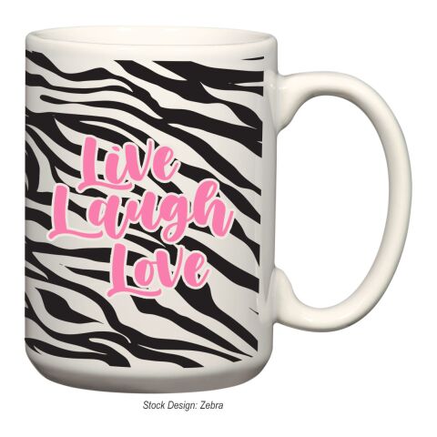 15 Oz. Full Color Mug  White | No Imprint | not available | not available