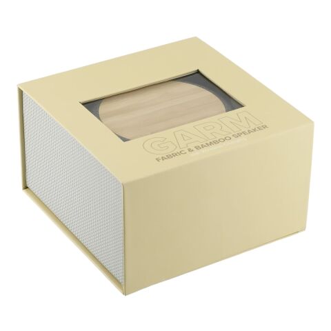Garm Fabric &amp; Bamboo Speaker with Wireless Chargin Standard | Gray | No Imprint | not available | not available