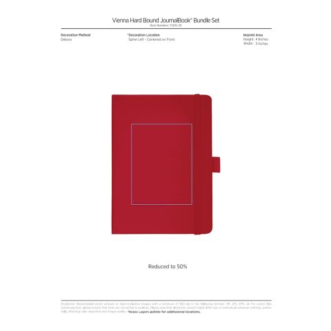 Vienna Hard Bound JournalBook® Bundle Set Navy | No Imprint