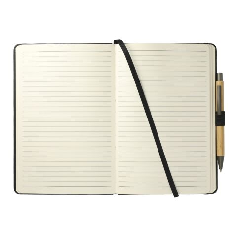 5.5&quot; x 8.5&quot; Cactus Leather Bound JournalBook® Set Black | No Imprint