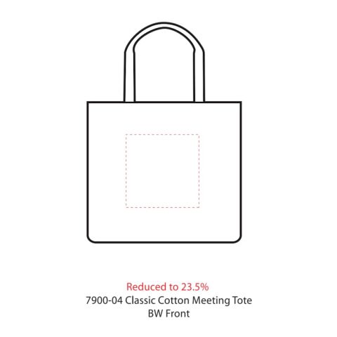 6oz Classic Cotton Canvas Meeting Tote Cloud | No Imprint | not available | not available