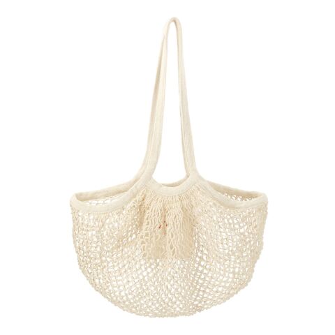Riviera Cotton Mesh Market Bag w/Zippered Pouch Natural | No Imprint | not available | not available