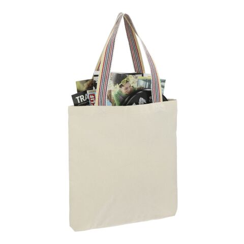 Rainbow Recycled 6oz Cotton Convention Tote Standard | Natural | No Imprint | not available | not available