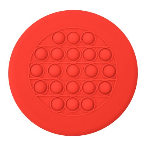Push Pop Stress Reliever Flying Disc Red | No Imprint | not available | not available