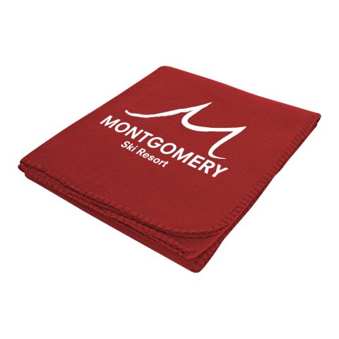 Filmore Fleece Blanket Red
