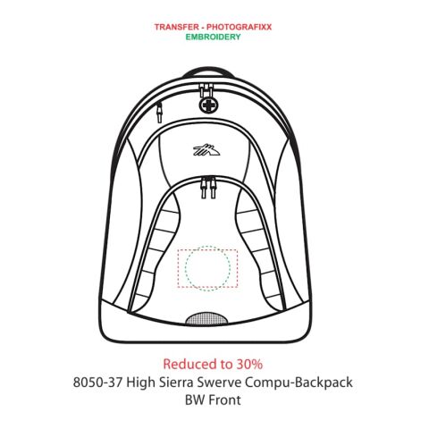 High Sierra Swerve 17&quot; Computer Backpack Black | No Imprint | not available | not available