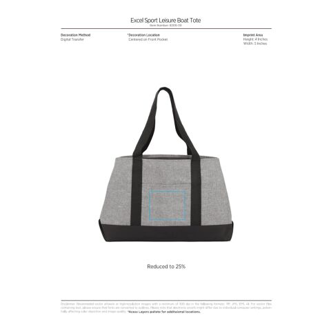Excel Sport Leisure Boat Tote Graphite | No Imprint | not available | not available