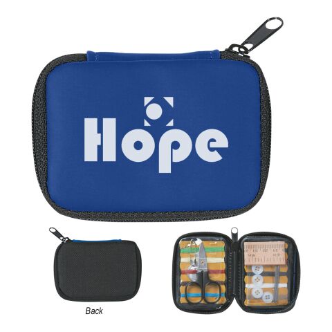 &quot;Sew&quot; Handy Deluxe Sewing Kit Royal Blue | No Imprint | not available | not available