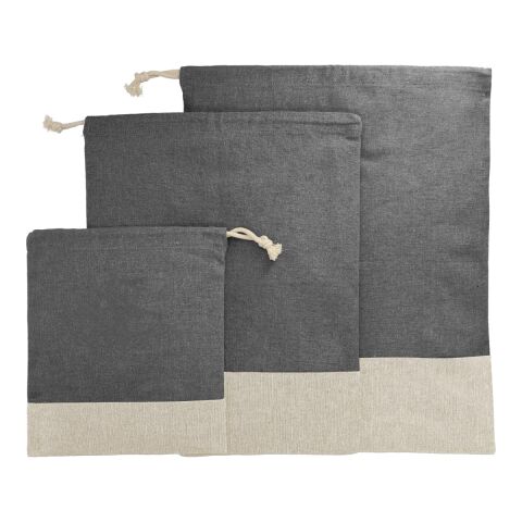 Split Recycled 3pc Travel Pouch Set Black | No Imprint | not available | not available