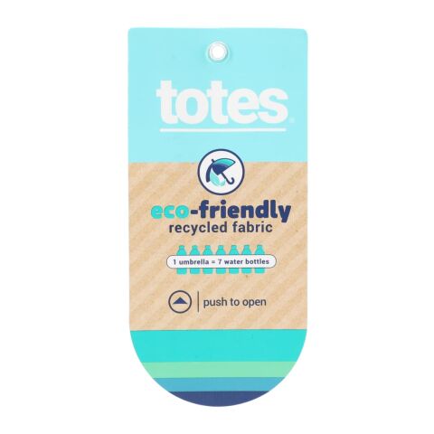 42&quot; totes® 3 Section Auto Open Umbrella Black | No Imprint | not available | not available