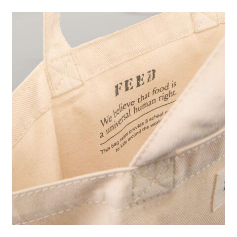 FEED Organic Cotton Shopper Tote Standard | Natural | No Imprint | not available | not available