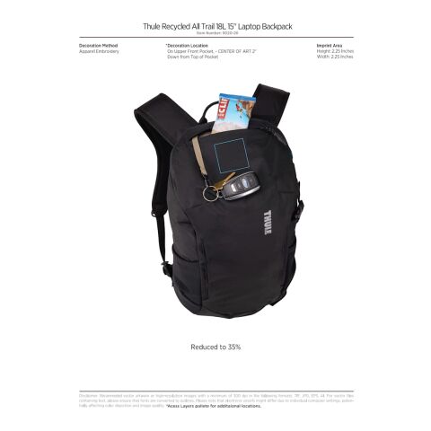 Thule Recycled All Trail 18L 14" Laptop Backpack Standard | Pond Grey | No Imprint | not available | not available