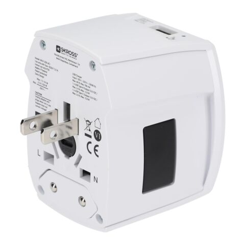 SKROSS World Travel Adapter MUV USB White | No Imprint | not available | not available