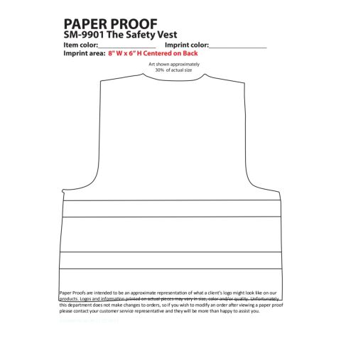 Safety Vest Yellow | No Imprint | not available | not available