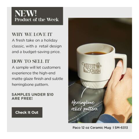 Paco 12oz Ceramic Mug Navy | No Imprint | not available | not available