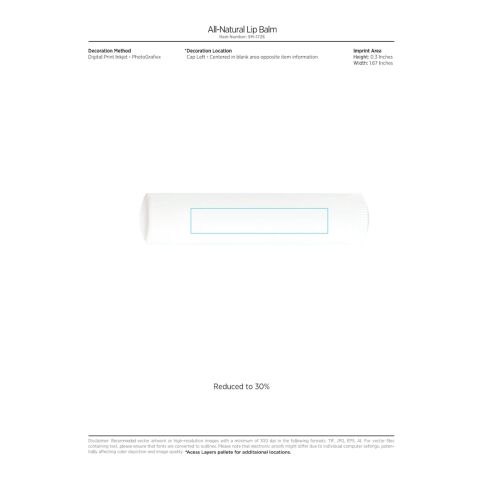 All-Natural Lip Balm Cloud | No Imprint | not available | not available