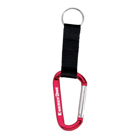 Large Carabiner Key Ring Standard | Red | No Imprint | not available | not available