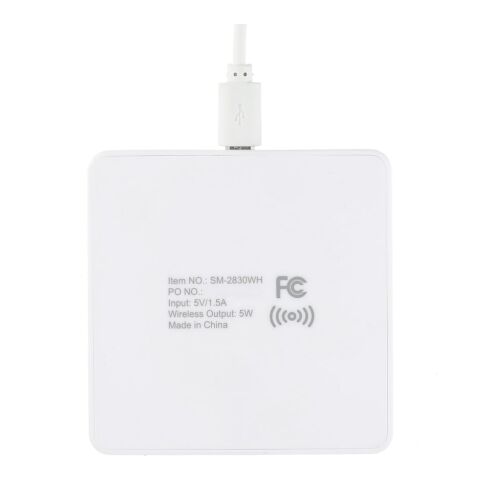 Square Wireless Charging Pad White | No Imprint | not available | not available