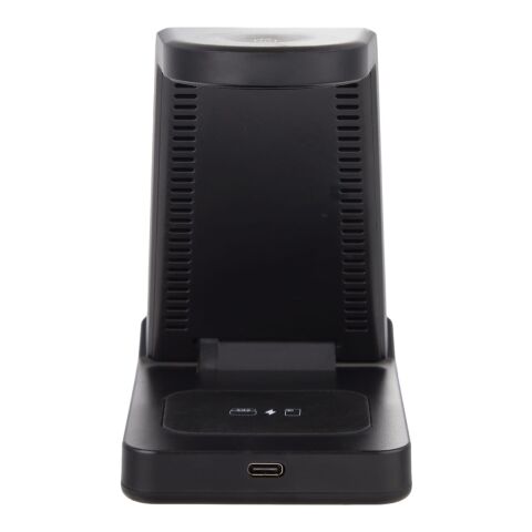 TriCharged 3-in-1 15W Wireless Charging Stand Black | No Imprint | not available | not available
