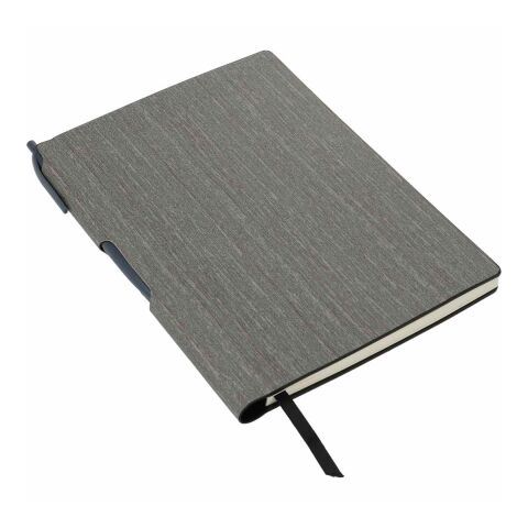 6" x 8.5" Bari Notebook with Pen Gray | No Imprint | not available | not available