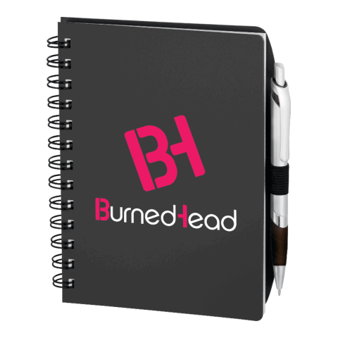 5.5&quot; x 7&quot; Coordinator Spiral Notebook Black | No Imprint | not available | not available