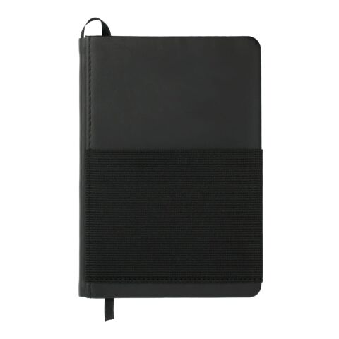 5" x 7" Elastic Phone Pocket Notebook Black | No Imprint | not available | not available