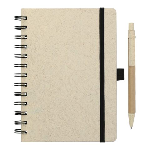 5&quot; x 7&quot; Wheat Straw Notebook With Pen Light Yellow | No Imprint | not available | not available