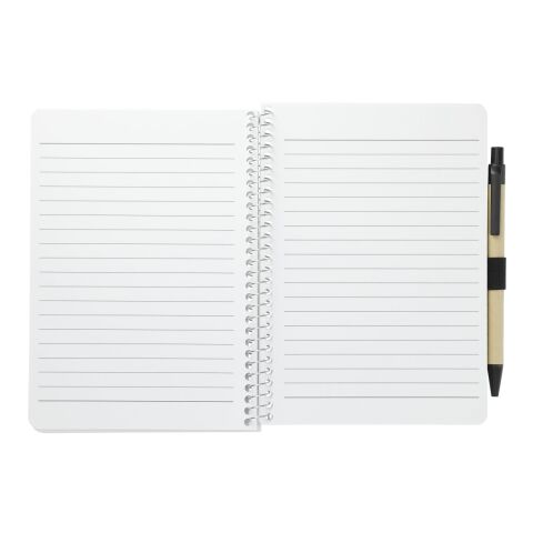 5” x 7” FSC® Mix Spiral Notebook with Pen Black | No Imprint | not available | not available