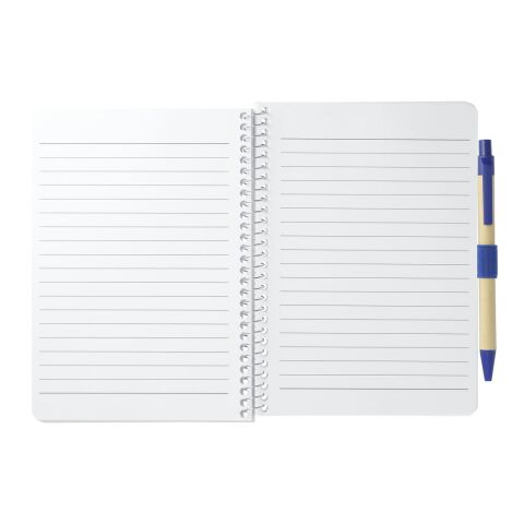 5” x 7” FSC® Mix Spiral Notebook with Pen Blue | No Imprint | not available | not available