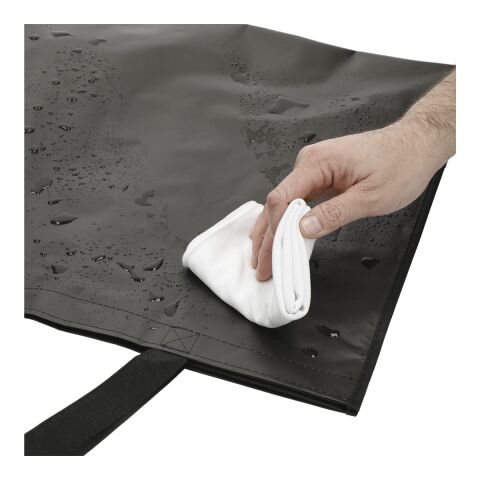 Double Laminated Wipeable Grocery Tote Black | No Imprint | not available | not available