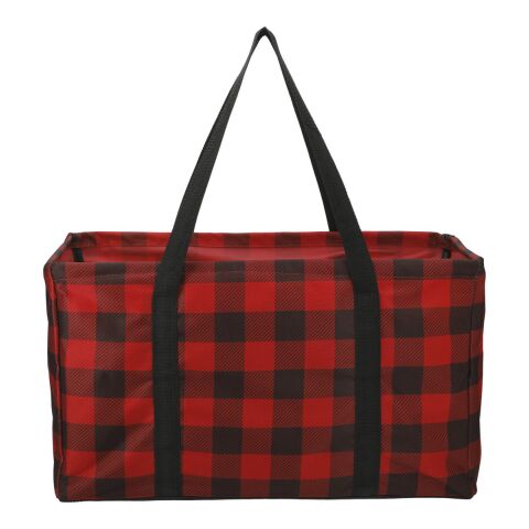 Buffalo Plaid Utility Tote Red-Black | No Imprint | not available | not available