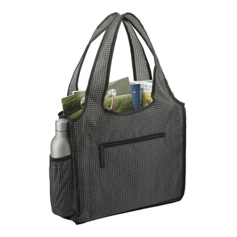 Grid Bungalow Tote Black | No Imprint | not available | not available