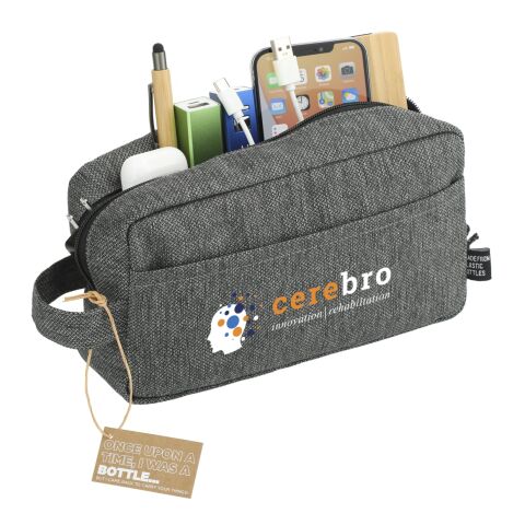 Vila Recycled Dopp Kit Pouch Graphite | No Imprint | not available | not available